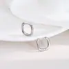 Brincos de Argola Lisos Versáteis da Moda Simples Metal Ear Cuffs Brincos para o Dia a Dia Brincos de Nicho de Alto Padrão Moda Temperamento