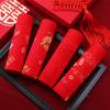 Ropa Interior para Hombre Benmingnian Patrón Año del Buey Rojo Grande Boxers Deportivos Transpirables de Algodón Boda Boxers