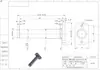 Flange de junta articulada tipo flange de lado plano com anel de retenção pino cantilever de aço 45# núcleo do eixo WHE01 em estoque
