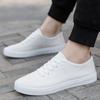 Zapatos de lona de verano nuevos para hombre, zapatos de tabla ligeros y transpirables, zapatos casuales de moda coreana, zapatos de tela de Beijing con cordones para hombre