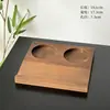 Bandeja de Madera Maciza, Bandeja de Madera para Tazas de Café, Bandeja de Almacenamiento de Tazas para Escritorio, Bandeja de Madera para Bebidas, Bandeja de Madera para Snacks y Té, Hecho a Medida