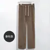 Nuevos Pantalones Rectos para Hombre con Cordón Otoño e Invierno 2024, de Terciopelo y Engrosados, Pantalones Casuales Versátiles, Pantalones de Moda y Tendencia