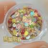 Lantejoulas para Nail Art Celebridade da Internet Flor Tulipa de Primavera Lantejoulas Coloridas Misturadas Glitter Colorido Polarizado Patch de Unha Ultrafino