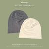 Gorro de Punto Japonés Rizado para Niños de Otoño Popular en Internet Distintivo Bolsa para la Cabeza de Calle Gorra Versátil Gorro para el Frío de Moda