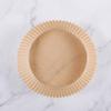 Papel Especial para Freidora de Aire Doméstica Grado Alimenticio Papel Absorbente de Aceite Almohadilla Papel para Hornear y Barbacoa Alimento Papel de Aceite de Silicona Redondo Bandeja de Papel