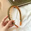 Faixa de Cabelo Alta Antiderrapante com Dentes Duplos Estilo Coreano para Mulheres, Simples e Versátil para Uso Diário, Lavagem do Rosto e Maquiagem, Acessório de Cabelo Faixa, Novo Modelo 2026