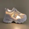 Zapatos tipo Dad para Mujer Verano 2026 Nuevo Estilo Suela Gruesa Aumentadores de Altura Transpirables de Malla Zapatos Casuales