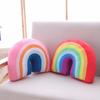 Almohada Arcoíris para Habitación Infantil Almohada Cojín Peluche Almohada para el Cuello Oficina Dormir Juguetes para Bebé Decoración del Hogar