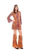 Fantasia Hippie com Franjas Feminina 2026 Roupa Retro para Festa Hippie Fantasia de Halloween
