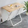 Mesa de comedor plegable portátil, mesa de comedor para una persona, mesa pequeña, mesa de computadora, mesa larga moderna y simple, mesa y silla de ocio para el hogar
