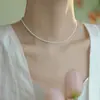 Colar de Pérolas de Nicho Corrente para Clavícula Outono e Inverno Novo Luxo Acessível Corrente para Suéter Design Feminino Roupas de Trabalho Diárias de Alta Qualidade Colar