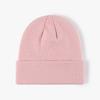 Gorro de malha com flange para homens e mulheres, outono e inverno, chapéu de inverno, macio, quente, neutro, esportivo, de lã, tricotado
