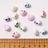 Cráneo Blanco Acrílico Cuentas Sueltas Halloween Juguete Divertido DIY Hecho a Mano con Cuentas Accesorios para Niños