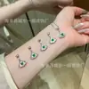 Venta al por mayor del fabricante Colgante Pequeño de Jade Verde con Incrustación de Plata S925, Diseño Fresco, Colgante de Jade