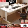 Escritorio de madera maciza, escritorio para computadora en casa, escritorio de oficina, tocador para dormitorio de niñas, escritorio para escribir en casa de alquiler, mesa rectangular