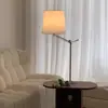 Lámpara de pie Newton Creativa para Dormitorio Sala de Estar Estudio Moderna Simple Mesita de Noche Lámpara de Pie Creativa Personalizada con Pantalla de Tela