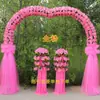 Arco de Flores de Seda Puerta de Flores Completa Puerta de Flores para Boda Evento de Celebración de Apertura de Tienda Nuevo Arco de Flores Soporte para Flores Accesorios de Flores para Boda