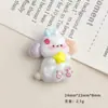 Accesorios de Resina DIY de Dibujos Animados Joyería Perro Lindo Pasador Funda para Teléfono Móvil Hebilla de Zapato Llavero Colgante Accesorios