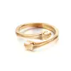 Fabricante de Origen, Diseño de Nicho, Anillos Abiertos Personalizados para Pareja que Simbolizan Tomarse de la Mano, Suministro para Transmisiones en Vivo, Dropshipping de una Pieza