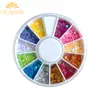 12 Compartimentos Disco Arte de Uñas Joyería Estrella de Cinco Puntas Lentejuelas Coloridas Base Plana 3mm Estrella Sólida Brillante Decoraciones para Uñas