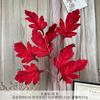 Pinheiro Pavão Simulador 9 Peças Flor Artificial Folha Artificial Produto Acabado para Arranjo de Flores de Casamento Paisagismo Buquês de Flores de Alto Padrão Ornamentos