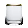 Vaso de Agua Creativo de Vidrio de Color Hogareño de Alto Valor Transparente para Whisky Jugo Cerveza