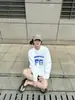 Niebla Rekk Esenciales Marca de Nicho de Moda Pareja Americana Camiseta para Capas Interiores Tops Camisetas de Manga Larga para Mujer para Hombres