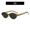Gafas de Sol de Moda Ovaladas Estilo Retro Transfronterizas 2025 Gafas de Sol Decorativas Metálicas Cuadradas Elegantes Europeas y Americanas para Mujer