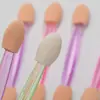 Direto da Fábrica Dupla Cabeça Látex Palito Sombra Pincel Sombra Pincel Esfumar Pincel Facial Pincel Maquiagem Ferramentas Maquiagem