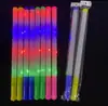 Bastão de Luz Grande para Shows Personalizado Bastão de Luz Multicolorido Prop de Atmosfera para Bares Bastão Longo Piscante Sete Cores Luz Prateada