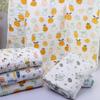Toalla de bebé alta densidad bebé manta de bebé algodón peinado infantil seis capas 6 capas gasa impresa lavada toalla de baño