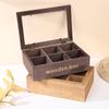 Caja de Almacenamiento de Madera Retro a Prueba de Polvo Cubierta Tiandi Caja de Madera Cuadrada Tamaño Tamaño Multi-especificación Caja de Joyería de Madera Maciza