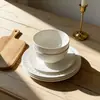 Vajilla de Porcelana Fina Estilo Occidental Plato para Bistec Bol para Ensalada Juego de Platos y Tazones con Relieve Estilo Europeo Fuente de Suministro para Comercio Electrónico Transfronterizo de Exportación