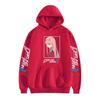 Moletom com capuz casual estampado Riman Zero Two Darling In The Franxx