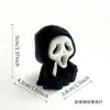 Adorno de calavera de Parca nuevo producto transfronterizo impresión 3D versión Q regalo figura creativa de Halloween modelo divertido decoración