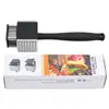 Ablandador de Carne Transfronterizo Martillo Multifuncional para Bistec Ablandador Doméstico Acero Inoxidable Martillo de Carne de Doble Cara Aguja para Carne Herramienta de Cocina