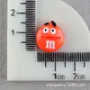 Accesorios de Resina DIY Pasador Pegamento Cremoso Divertido m Bean Funda para Teléfono Móvil Accesorios de Caramelo Pasador de Expresión Material para Accesorios de Cabello