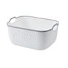 Cesta de Armazenamento Portátil de Plástico para Casa Cozinha Temperos Garrafa e Pote Cesta de Armazenamento para Classificação Mesa Livros Espalhados e Cesta de Encaixe