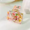 Xinmei Ácido Acético Accesorios para el Cabello Estilo Coreano Horquilla Elegante Femenina Pinza Geométrica Simple para el Cabello Pinza para el Cabello Grande