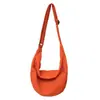 Bolsa Feminina Estilo Coreano Simples Cor Sólida Bolsa de Bolinho de Massa Estilo Japonês e Coreano Masculino Ruiying Grande Capacidade Estudante Bolsa de Ombro Casal Crossbody Bolsa