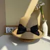 Sombrero de Paja de Ala Enrollada con Lazo para Protección Solar de Verano, Sombrero de Pescador Plegable Versátil Retro, Sombrero de Sol para Playa, Sombrero de Sol
