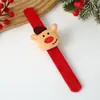 Muñeco de Peluche de Dibujos Animados Anillo a Presión Pulsera de Pareja Regalo para Niños Niñas Navidad Reno Muñeco de Nieve Accesorios Decorativos