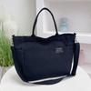 Bolsa de Lona de Gran Capacidad 2025 para Mujer, Bolso Tote, Diseño de Nicho, Bolso Cruzado de un Solo Hombro, Simple, Versátil, Ligero