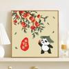 Fabricante de Ponto Cruz TikTok Kuaishou Xiaohongshu Dropshipping Novo Modelo 2026 Bordado com Linha Panda Fofo para Sala de Estar