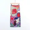 La falda de verano midi para mujer más vendida en Xiaohongshu, estilo Issey Miyake, con un estampado único de grafiti, de cintura alta, falda recta holgada