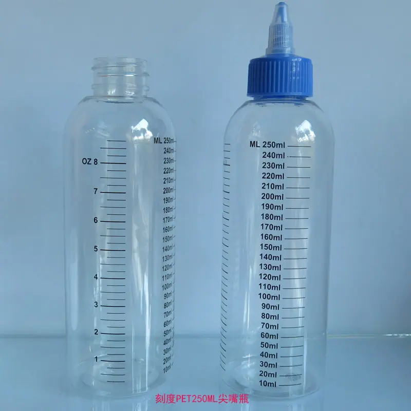 刻度PET250ML尖嘴瓶2