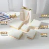 Elegante caja de joyería tipo cajón para pendientes, collares, pulseras y accesorios, caja de regalo de papel para joyería, disponible en pequeñas cantidades