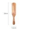 Espátula de madera de teca para cocinar ensalada, espátula para salsa de filete salteado, utensilios de cocina, juego de utensilios de cocina de Amazon