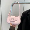 Bolso Nuevo para Mujer Retro Lazo Bolso Cuadrado Pequeño Textura Bolso de Axila Primavera 2025 Moda Casual Bolso de Hombro