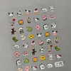 Adesivos Relevo Fofos de Desenho Animado em Estoque, Múltiplas Opções Disponíveis, Ursinho Infantil, Coelho, Filhote de Cachorro Adesivos para Nail Art, Estilo Ca